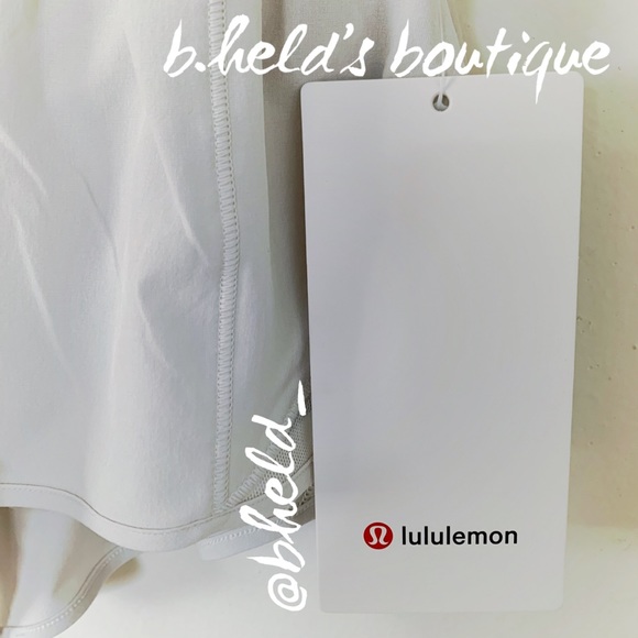 lululemon Hotty Hot Low-Rise Lined Short 2.5" Bone Cream Off-White Sz 0 New NWT - Picture 5 of 12